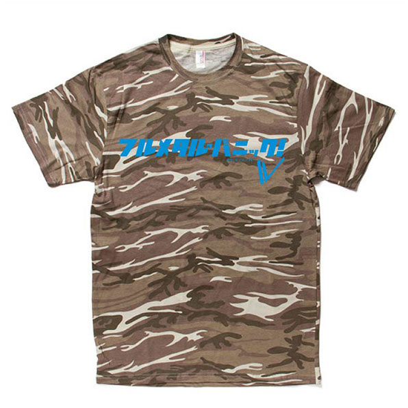 『フルメタル・パニック！ Invisible Victory』 ロゴ柄迷彩Tシャツ ベージュカモフラージュ S[ACG]《在庫切れ》