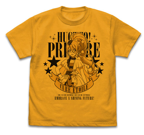 HUGっと！プリキュア キュアエトワール Tシャツ/GOLD-L[コスパ]《在庫切れ》