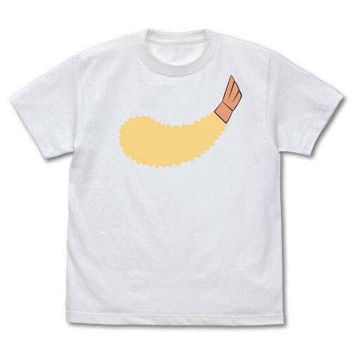 宇宙よりも遠い場所 日向のエビフライ Tシャツ/WHITE-XL（再販）[コスパ]《０７月予約》