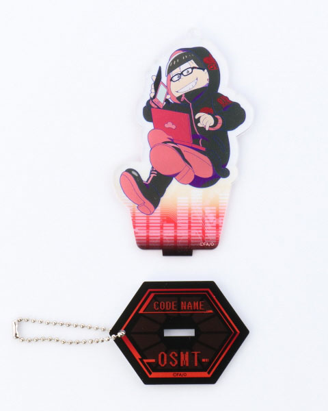 おそ松さん Hacker ハッカー アクリルキーホルダー 台座付き おそ松 おそ松さん スタンドつきアクリルキーホルダーA Hacker Ver
