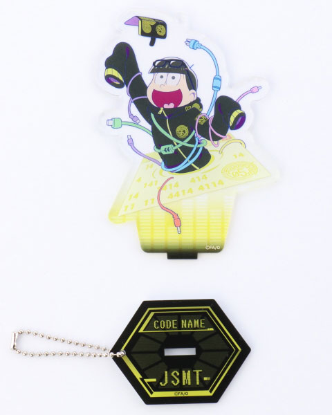 おそ松さん Hacker ハッカー アクリルキーホルダー 台座付き おそ松 おそ松さん Hacker ハッカー アクリルキーホルダー 台座付き