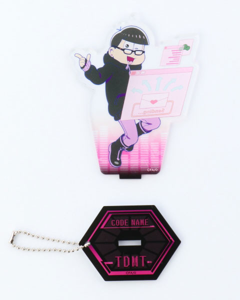 おそ松さん Hacker ハッカー アクリルキーホルダー 台座付き おそ松