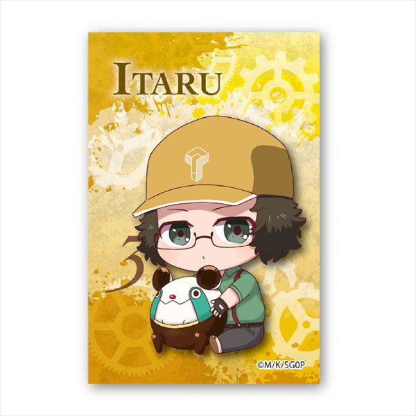 ぎゅぎゅっとbigスクエア缶バッチ Steins Gate 0 橋田至 ベルハウス 在庫切れ