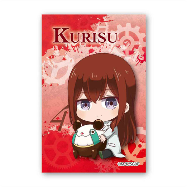 STEINS;GATE 缶バッジ　レア　牧瀬紅莉栖　huke ぎゅぎゅっとBIGスクエア缶バッチ STEINS；GATE 0 牧瀬紅莉栖[ベル