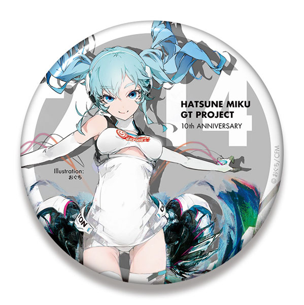 激安/新作 初音ミク レーシングVer.2014 ビッグ缶バッジ 10th記念デザイン ピンズ・ピンバッジ・缶バッジ