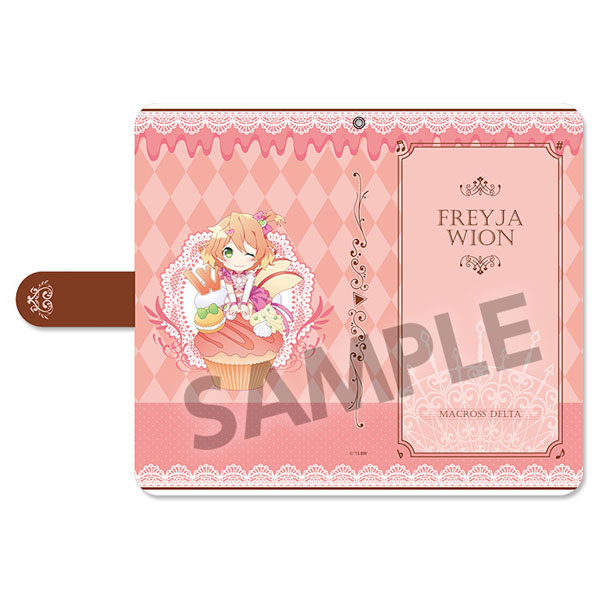 マクロスΔ フレイア　スマートフォンケース 3点セット ぴくりる！ マクロス35周年 手帳型スマートフォンケース フレイア