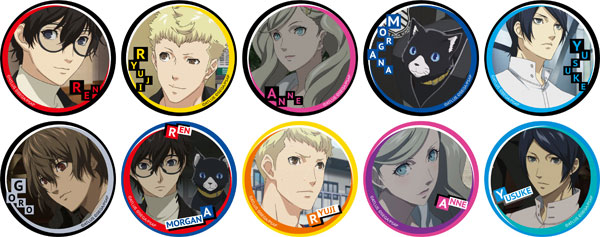キャラバッジ　ペルソナ5 主人公　学生ライフver. PERSONA5 the Animation」 キャラバッジコレクション 学生ライフVer