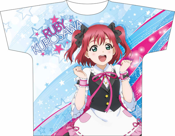 ラブライブ！サンシャイン！！ フルグラフィックTシャツ 黒澤ルビィ Welcome to 浦女ver[コンテンツシード]《在庫切れ》