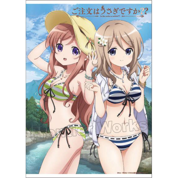 100%正規品 ご注文はうさぎですか？？ B 第2弾 タペストリー(アニメVer.) ポスター