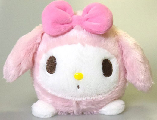 サンリオキャラクターズ まんまる マイメロディ ぬいぐるみ S[ナカジマ