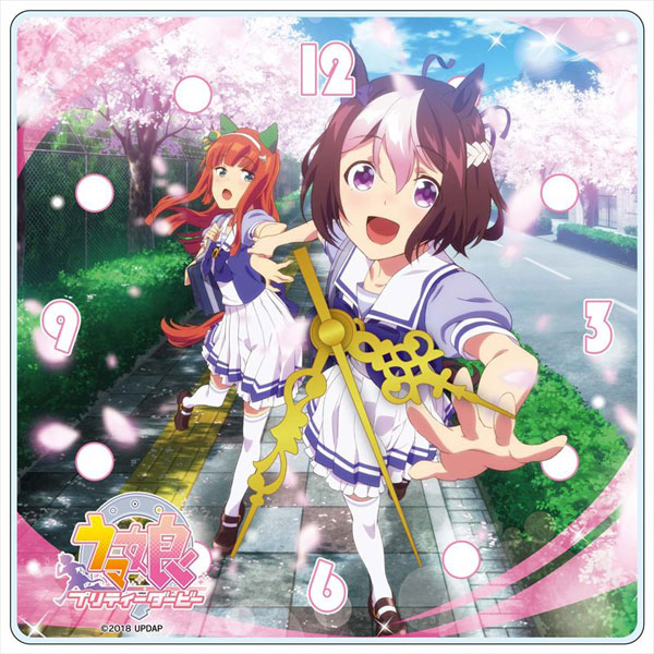ウマ娘 プリティーダービー アクリル掛時計 スペシャルウィーク