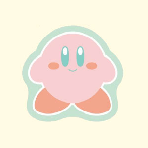 星のカービィ KIRBY Pastel Life バスマット カービィ[三英貿易]《在庫切れ》
