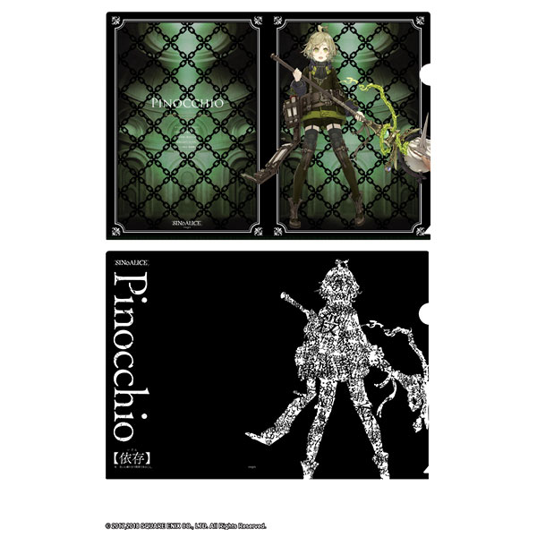 【未開封】SINoALICE クリアファイルセット＆コースター セット シノアリス クリアファイルセット 〈ピノキオ〉[スクウェア