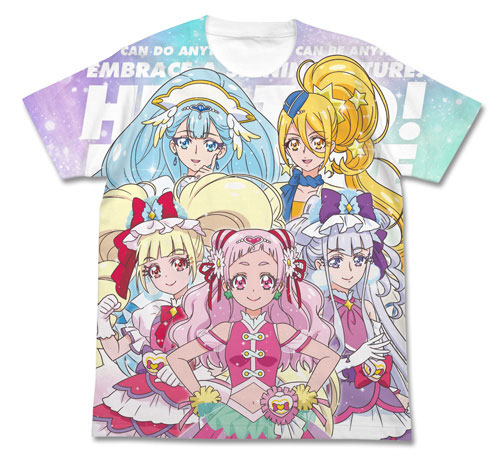 HUGっと！プリキュア フルグラフィックTシャツ/WHITE-M[コスパ]《在庫 