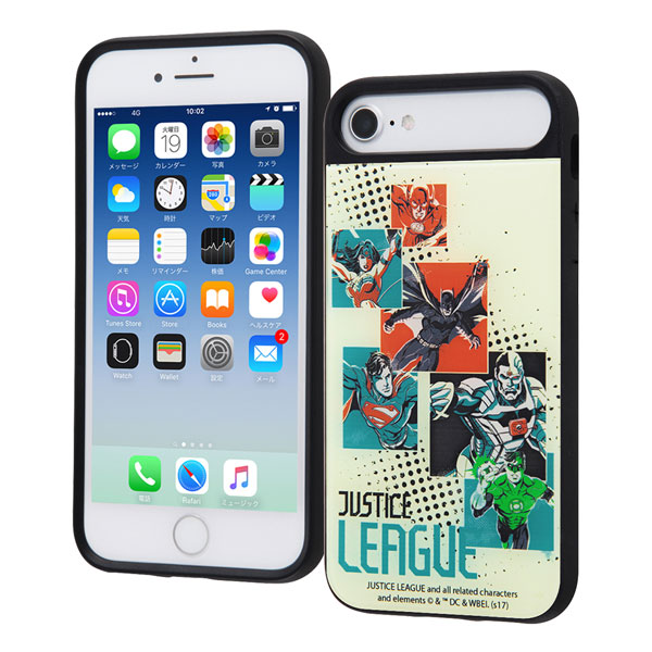 iPhone6/6s/7/8用 ジャスティス・リーグ 耐衝撃ケース キャトル 集合A[イングレム]《在庫切れ》