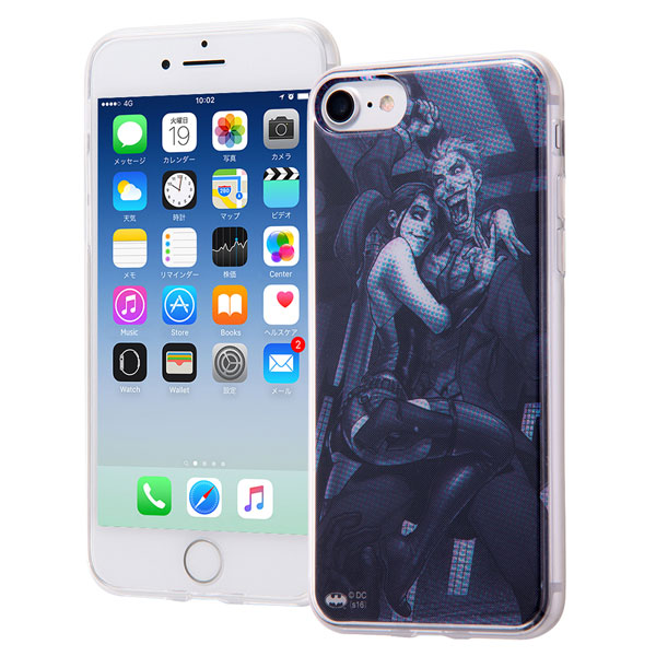 iPhone7/8用 TPUケース+背面パネル スーサイドスクワッド・ハーレイ＆ジョーカー[イングレム]《在庫切れ》