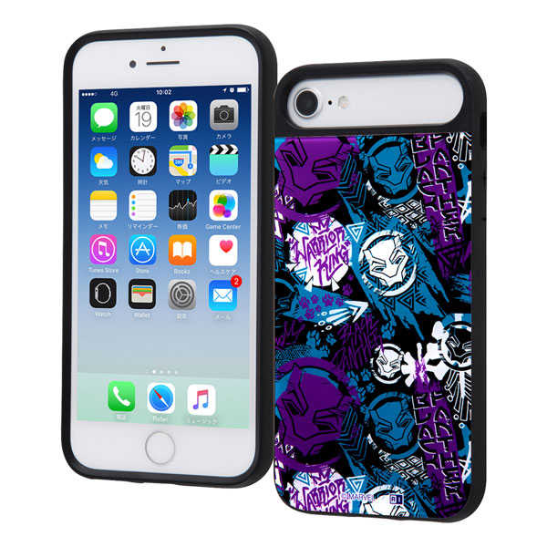 iPhone6/6s/7/8用 耐衝撃キャトルP/ブラックパンサー『ブラックパンサー』 1[イングレム]《在庫切れ》