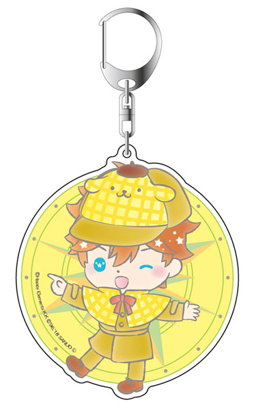 あんさんぶるスターズ！×サンリオキャラクターズ デカキーホルダー Trickstar×POMPOMPURIN 明星スバル[コンテンツシード]《在庫切れ》