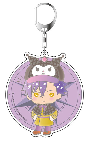 あんさんぶるスターズ！×サンリオキャラクターズ デカキーホルダー UNDEAD×KUROMI 乙狩アドニス[コンテンツシード]《在庫切れ》