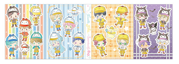 あんさんぶるスターズ！×サンリオキャラクターズ パタパタメモ 集合[コンテンツシード]《在庫切れ》