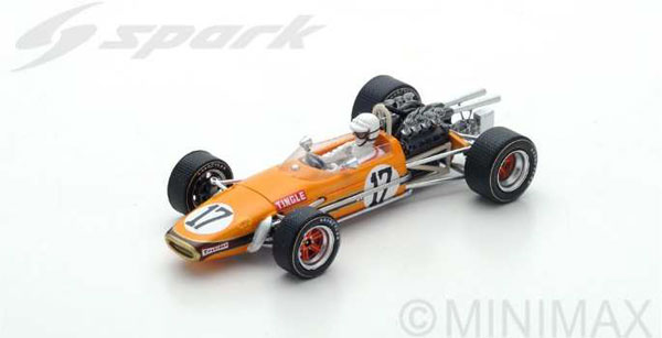 Quartzo 1/43 Brabham BT24 #17 GP Afrique Du Sud 1969 - Édition Limitée
