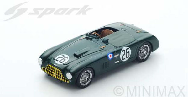 Spark S2433 Aston Martin DB3 #26 Le Mans 1952 Poore/Abecassis 1/43