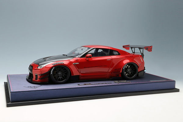 メイクアップ 1/18 LBワークス R35 GT-R リバティーウォーク ダック