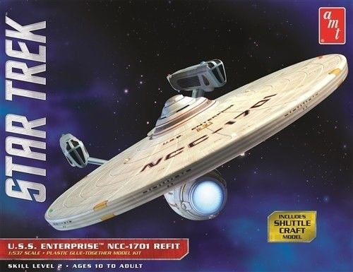 1/537 スタートレック U.S.S.エンタープライズNCC-1701改装型 プラモデル[AMT]《在庫切れ》