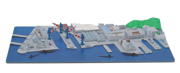 1/3000 集める軍港シリーズ No.5 米軍横須賀基地 プラモデル[フジミ模型]《在庫切れ》