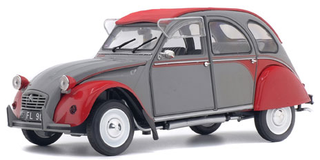 1/18 シトロエン 2CV6 1985 グレー/レッド[SOLIDO]《在庫切れ》