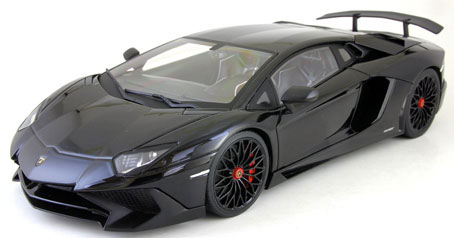 1/18 ランボルギーニ アヴェンタドール SV (ブラック)[京商