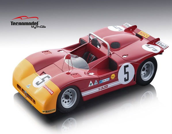 1/18 アルファ ロメオ T33/3 タルガフローリオ 1971 優勝車 #5 N.Vaccarella/T.  Hezemans[テクノモデル]【送料無料】《在庫切れ》