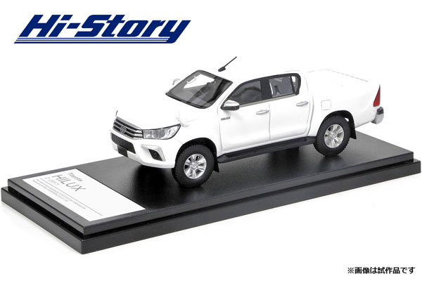 1/43 トヨタ ハイラックス Z (2017) スーパーホワイトII[ハイ