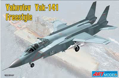 1/72 ヤクYak-141フリースタイル超音速VTOL戦闘機 プラモデル（再販）[アートモデル]《在庫切れ》