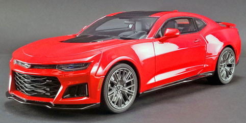 【2024年新作】 1/18 Exclusive[GTスピリット ZL1(レッド)US カマロ シボレー 乗用車
