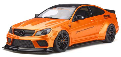 GTスピリット 1/18 メルセデスベンツ LBワークス C63 オレンジ