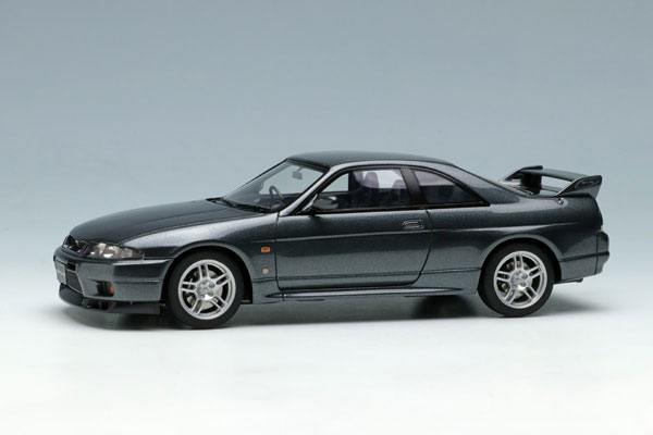 Nissan Skyline GT-R (R33) V-Spec ミニカー 1/43 日産 スカイラインGT-R (BCNR33) V-spec 1997 ダークグレイパール