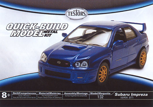 1/32 スバル インプレッサ WRX STI プラモデル（再販）[テスター