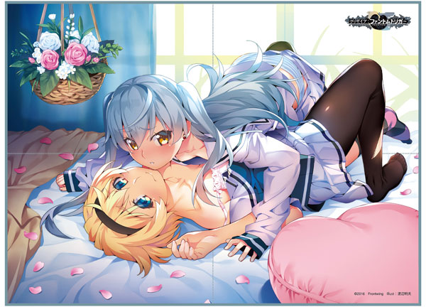 TCG万能プレイマット グリザイア：ファントムトリガー「トーカ＆クリス」[ブロッコリー]《在庫切れ》
