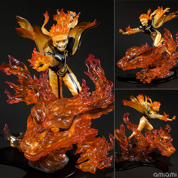 新作登場SALEフィギュア FiguartsZERO うずまきナルト -九喇嘛- 絆Relation NARUTO