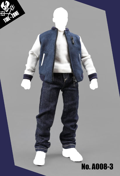 Imda 30 ドール服 スタジャンセット 1/6 アウトフィット スタジャン セット ブルー (ドール用)[タイド