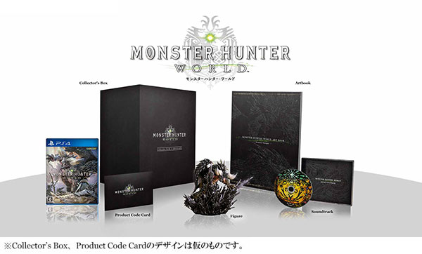 ワールドモンスターの4本継です。 PS4 モンスターハンター：ワールド コレクターズ・エディション