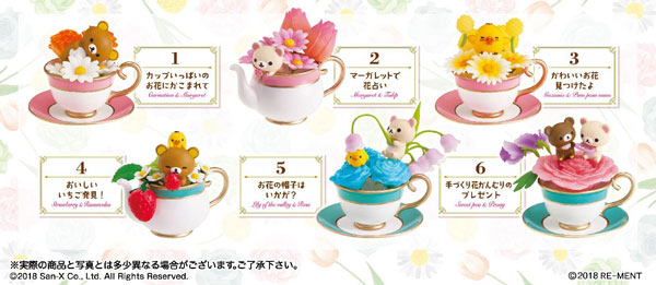 リラックマ Flower Tea Cup 6個入りBOX