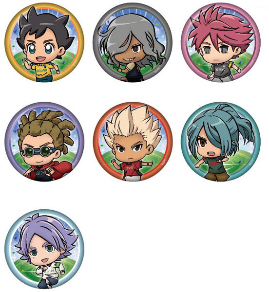 イナズマイレブン とじコレ 缶バッジ 7個入りBOX[タカラトミーアーツ]《在庫切れ》