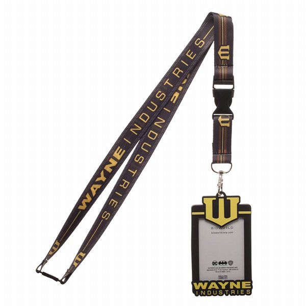 WAYNE INDUSTRIES LANYARD WITH RUBBER ID HOLDER[Bioworld]