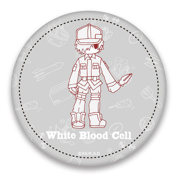 はたらく細胞 レザーバッジ SWEETOY-B[プレイフルマインドカンパニー]《在庫切れ》