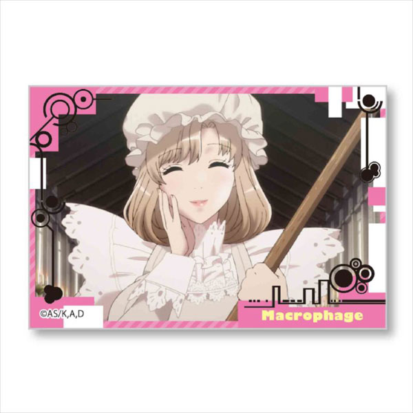 BIGスクエア缶バッチ はたらく細胞/マクロファージ[ベルハウス]《在庫