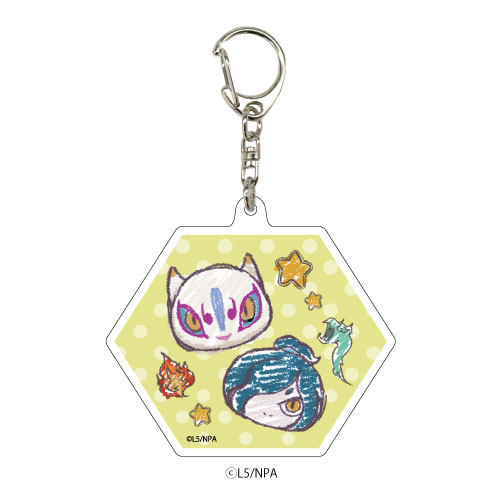 アクリルキーホルダー「妖怪ウォッチ ぷにぷに」03/オロチ＆キュウビ(グラフアート)[A3]《在庫切れ》