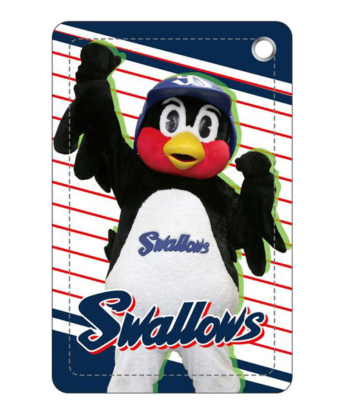 東京ヤクルトスワローズ パスケース つば九郎モデル A[プレイ