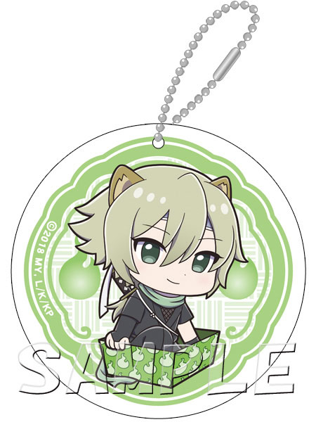 箱入り！かくりよの宿飯 フェルトコースターキーチェーン サスケ[slaps]《在庫切れ》